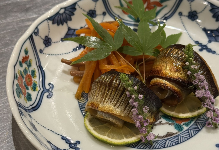 秋刀魚の幽庵焼き