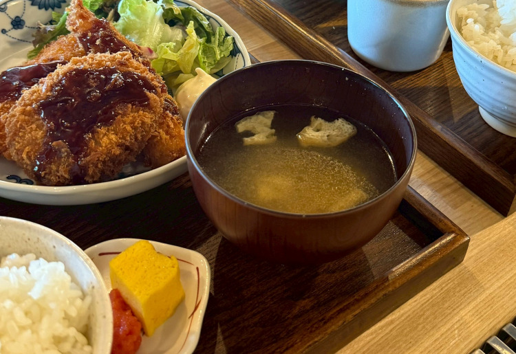 ミックスフライ定食
